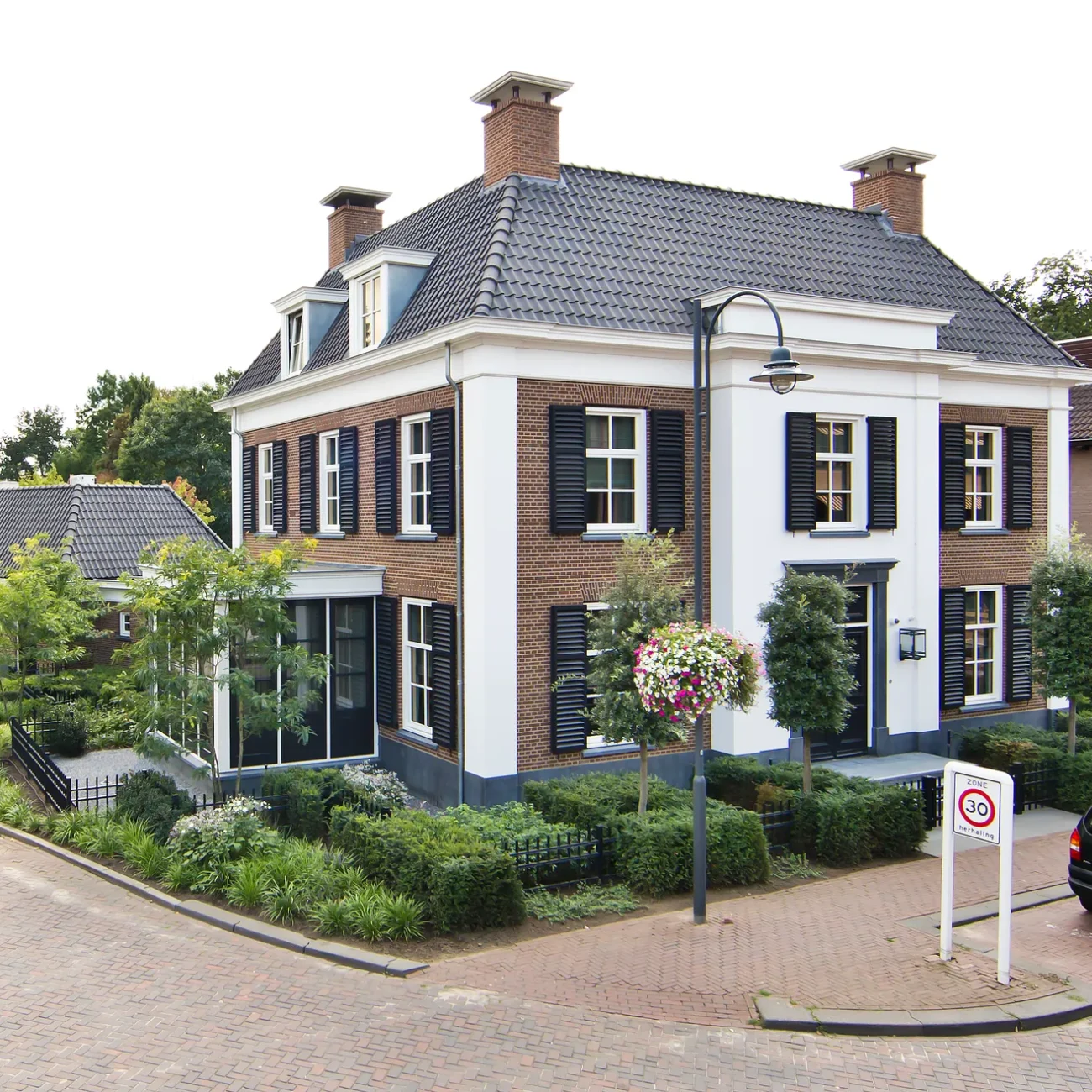 Stadsvilla neoclassicisme nieuwbouw notariswoning